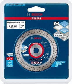 Disque Diamant BOSCH Hard Ceramic EXPERT Ø 76x1,9x10mm - 2608900652 -Bosch 2608900652 bo pro p f 1 2150344