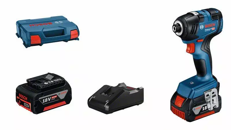 Visseuse à Chocs BOSCH GDR 18 V-200 C CLICK/GO - 2 X 4.0 Ah Avec Chargeur - 06019J2107 3 Visseuse à Chocs BOSCH GDR 18 V-200 C CLICK/GO - 2 X 4.0 Ah Avec Chargeur - 06019J2107