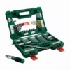 Coffret V-Line 91 Pièces De Forets Et D’embouts TiN BOSCH Avec Tournevis à Cliquet Et Tige Magnétique - 2607017195 -Bosch AEA90125 1