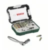 Set D’embouts De Vissage + Cliquet BOSCH 26 Pièces - 2607017322 -Bosch AEA90129 1