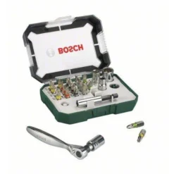 Set D’embouts De Vissage + Cliquet BOSCH 26 Pièces - 2607017322