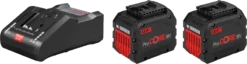 Kit 18V Procore BOSCH - 2 X Batteries 18V 12.0Ah + Chargeur GAL 1880 CV Pro - 1600A016GY