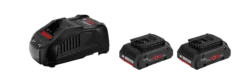 Pack BOSCH 2 Batteries ProCore 18V 4.0 Ah + Chargeur GAL18V-40 - 1600A01BA3