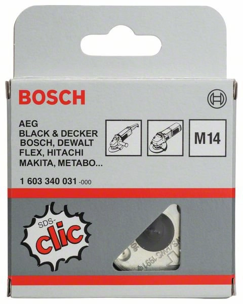 Écrou De Serrage BOSCH SDS Clic M14 - Pour Meuleuse - 1603340031 3 Écrou De Serrage BOSCH SDS Clic M14 - Pour Meuleuse - 1603340031