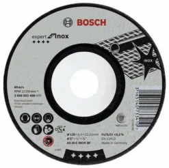 Disques à Tronçonner Expert Inox BOSCH - 125 X 6.0 Mm - Lot De 10 - 2608602488
