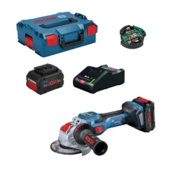 Meuleuse Sans Fil BITURBO GWS 18V -15 SC X-Lock 2x8.0 Ah BOSCH - 06019H6501 -Bosch MNA50074 1