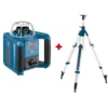 Pack Intérieur : Laser Rotatif Automatique BOSCH GRL 300 HV + Trépied 2.95M BT300 - 061599403X -Bosch MOA40214 0