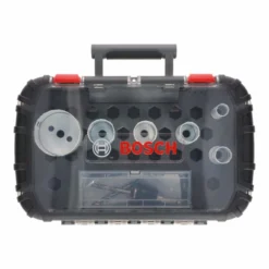 Set Scie Trépan Progressor Plombier BOSCH 9 Pièces - Ø 19-25-30-35-40-68 - 2608594191