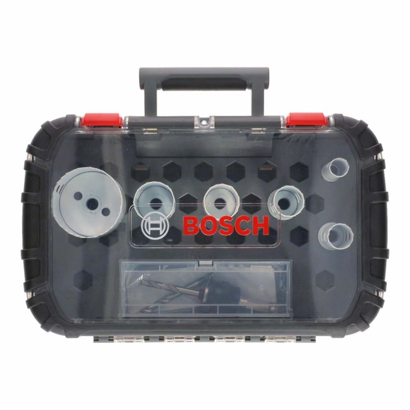 Set Scie Trépan Progressor Plombier BOSCH 9 Pièces - Ø 19-25-30-35-40-68 - 2608594191