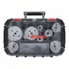 Set Scie Trépan Progressor Electricien BOSCH 11 Pièces - Ø 25-32-40-54-60-68-76-86 Mm - 2608594194