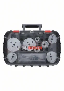Set Scie Trépan Progressor Electricien BOSCH 11 Pièces - Ø 25-32-40-54-60-68-76-86 Mm - 2608594194