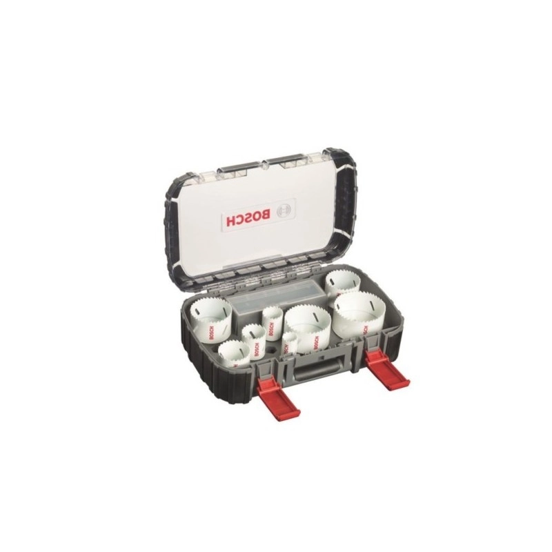 Set Scie Trépan Progressor Electricien BOSCH 11 Pièces - Ø 25-32-40-54-60-68-76-86 Mm - 2608594194 4 Set Scie Trépan Progressor Electricien BOSCH 11 Pièces - Ø 25-32-40-54-60-68-76-86 Mm - 2608594194 – Image 2