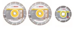 Kit 2 Disques Diamant Pro Universal 230mm + 1 Disque Diamant XLock 125 Mm BOSCH - 061599760Z