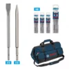 Kit Construction BOSCH 40 Mèches SDS Plus 7X + 20 Burins + 1 Sac Pro - 061599760X -Bosch bosc0468