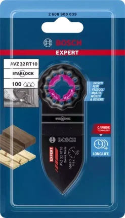 Lame Plongeante Carbure Expert Starlock BOSCH AVZ32RT10 Pour Outils Oscillant - 2608900039