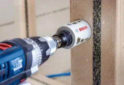 Coffret Progressor 14 Pièces BOSCH 11 Scies-trépans, 1 Adaptateur Q-Lock, 3 Adaptateurs De Transition, 2 Forets De Centrage HSS - 2608580888 -Bosch progressor 3