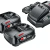 Starter Set 2 Batteries 18V 2.5Ah + Chargeur BOSCH - 1600A011LD -Bosch stareter set 18 v 2 batteries 25 ah al 1830 cv 43969 hires png rgb oneux 319626 w 750 h 421